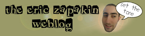 Eric Zapakin Weblog Logo